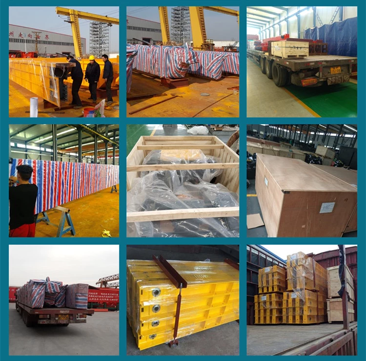 Europe style MG double girder gantry crane 30 ton for crane outdoor workshop