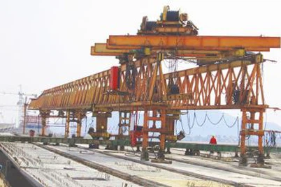 Bridge Beam Highway Underslung Kraana segmentaalne sild käivitamine