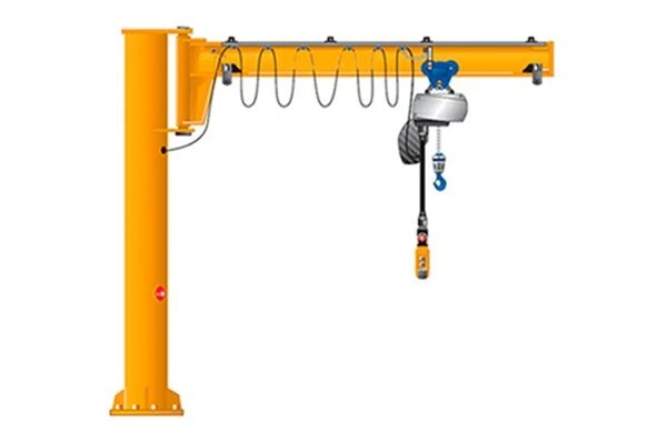 Workshop Used 360 Degree Column Cantilever Jib Crane